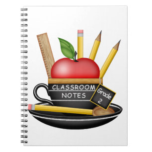 Apple Teacup - angepasstes Notebook für Lehrer Notizblock