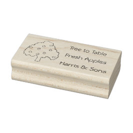 Apple Tree Farm Business Art Briefmarke Gummistempel