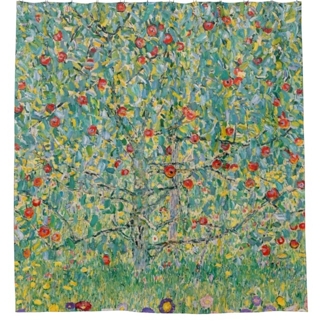 Apple Tree Gustav Klimt Duschvorhang (Vorderseite)