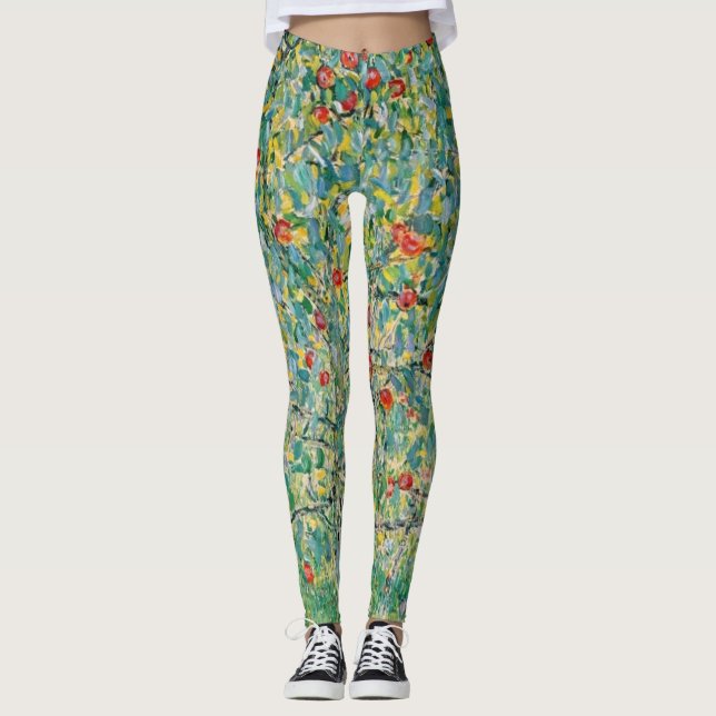 Apple Tree Gustav Klimt Leggings (Vorderseite)