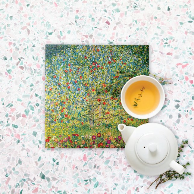 Apple Tree von Gustav Klimt Fliese (Von Creator hochgeladen)
