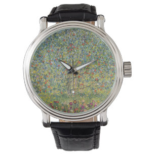 Apple Tree von Gustav Klimt, Vintager Jugendstil Armbanduhr