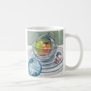 Apple und klare GlasTasse Kaffeetasse