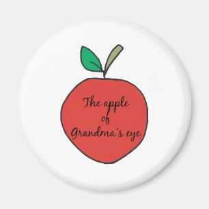 Apple von Grandma' s-Auge Magnet