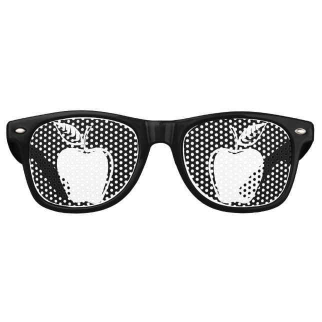Apple White Partybrille (Vorderseite)