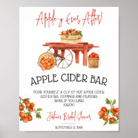 Apple-y immer After! Brautparty Apple Cider Bar