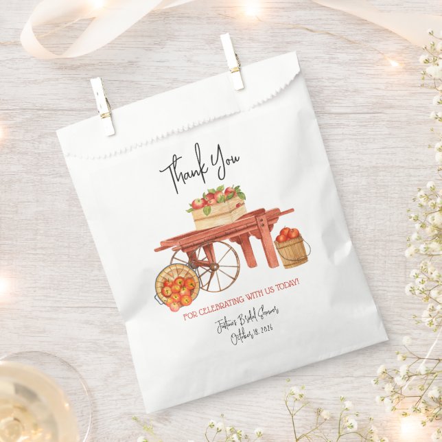 Apple-y immer After! Personalisierte Babydusche Geschenktütchen (Ausgeschnitten)
