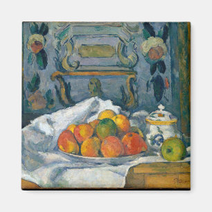 Apples Dish Paul Cezanne Berühmte Visuell Arts Pos Magnet