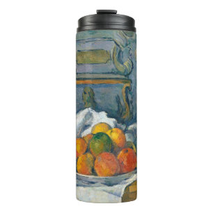 Apples Dish Paul Cezanne Berühmte Visuell Arts Pos Thermosbecher