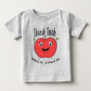 🍎 Apples of Joy, Rosh Hashanah mit benutzerdefini Baby T-shirt