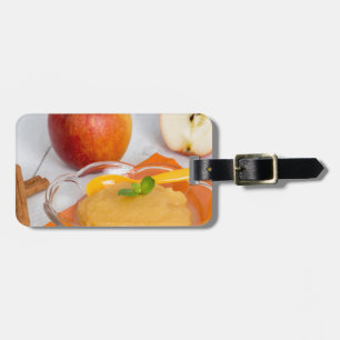 Applesauce mit Zimt und Orangenlöffel Gepäckanhänger