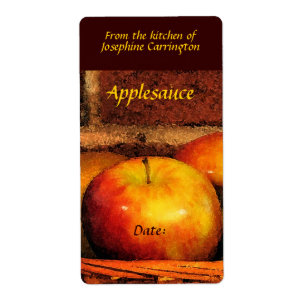 Applesaudissements Étiquettes