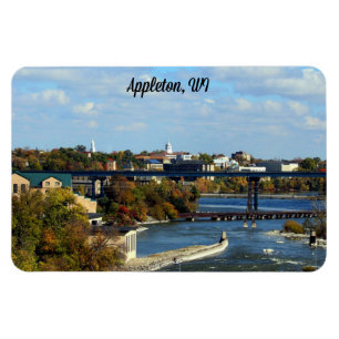 Appleton, landschaftliches WI-Foto Magnet