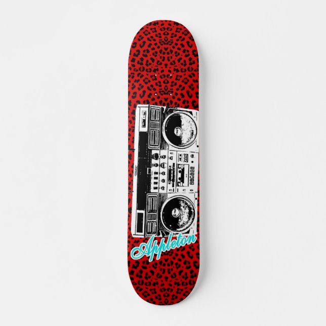 Appleton leapord Gettokasten Skateboard (Vorne)