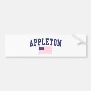 Appleton US-Flagge Autoaufkleber