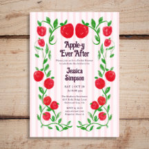 Appley Ever After Art Nouveau Brautparty Hochzeit