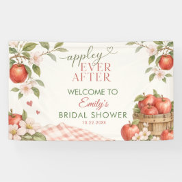 Appley EVER AFTER Brautparty-Willkommensgruß Banner