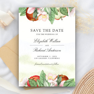 Appley je nach Apple Wedding Save The Date