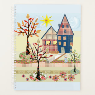 Applique, maisons, village