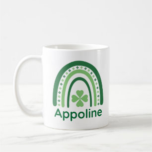 Appoline Name Clover Boho Rainbow Kaffeetasse