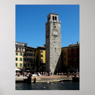 Apponale Tower Riva Del Garda Italien Poster