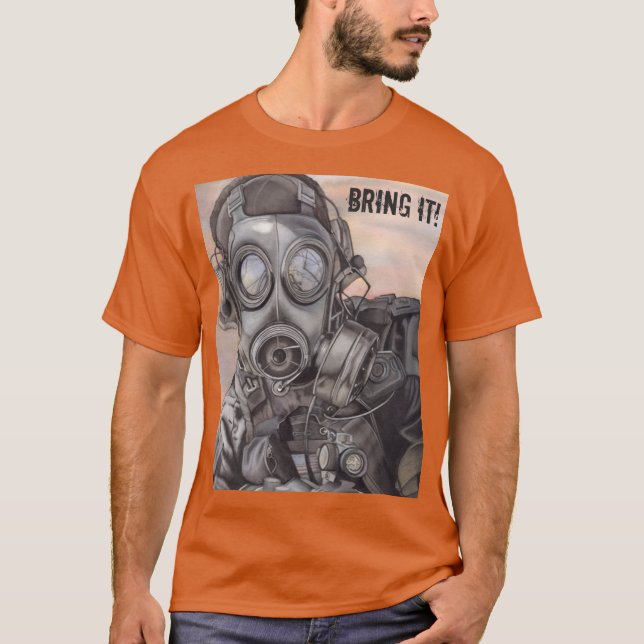 Apporte-Le ! T-shirt homme de la préparation de la (Devant)
