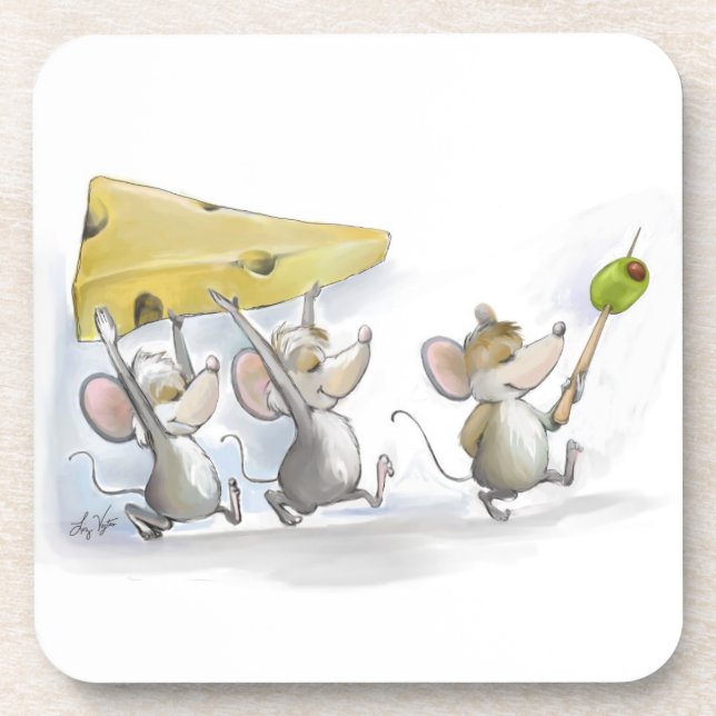 Apporter dans le Dessous de verre de liège au from (Devant)