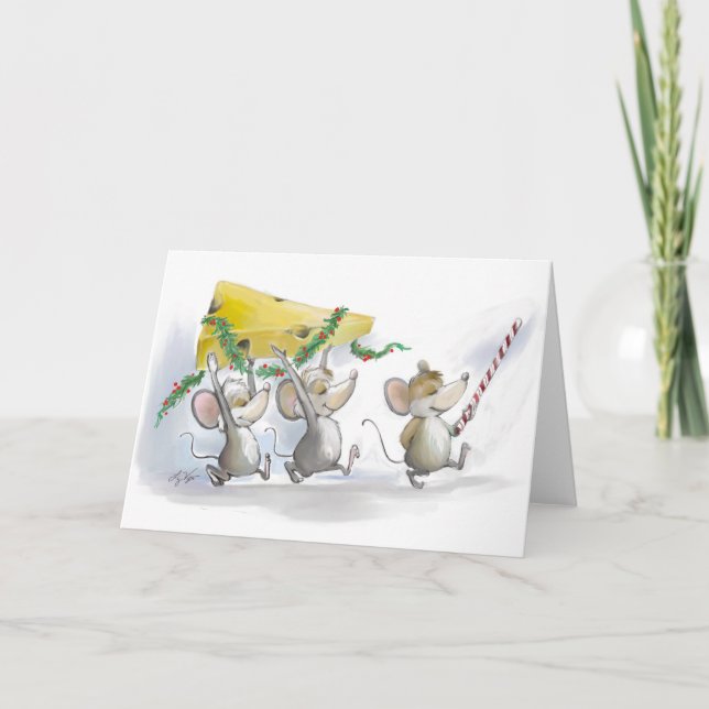 Apporter La Carte Vierge Au Fromage De Noël (Devant)