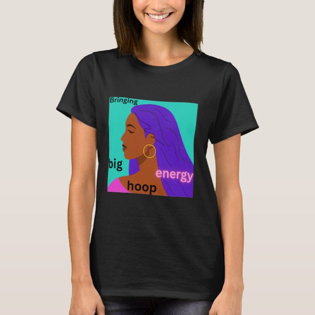 Apporter un t-shirt d'énergie à gros cerceau (Devant)