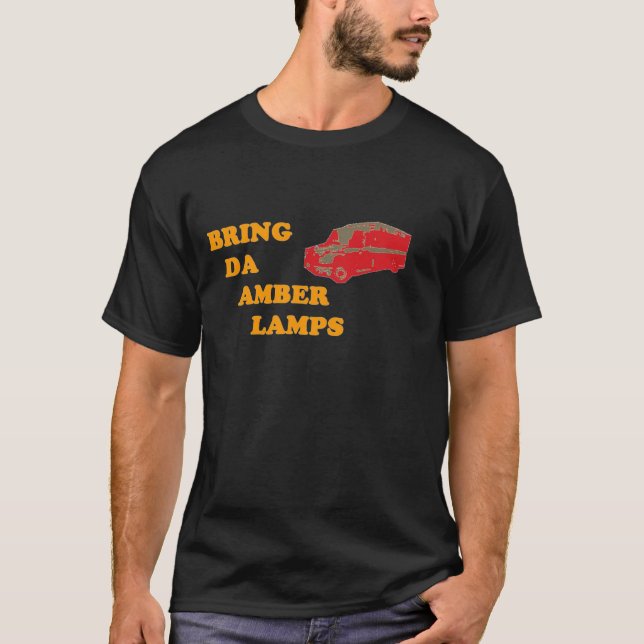 APPORTEZ au DA le T-shirt (noir) AMBRE de LAMPES (Devant)