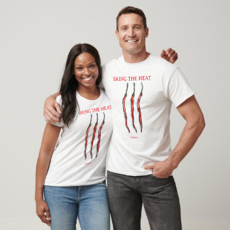 Apportez la chaleur, t-shirt poivrons rouges
