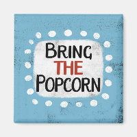 Apportez Le Magnet Réfrigérateur Popcorn