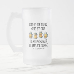 Apportez-moi des tasses de verre givré Mug