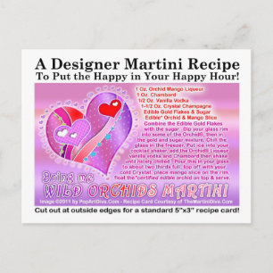 Apportez-moi la carte de martini de la Saint-Valen