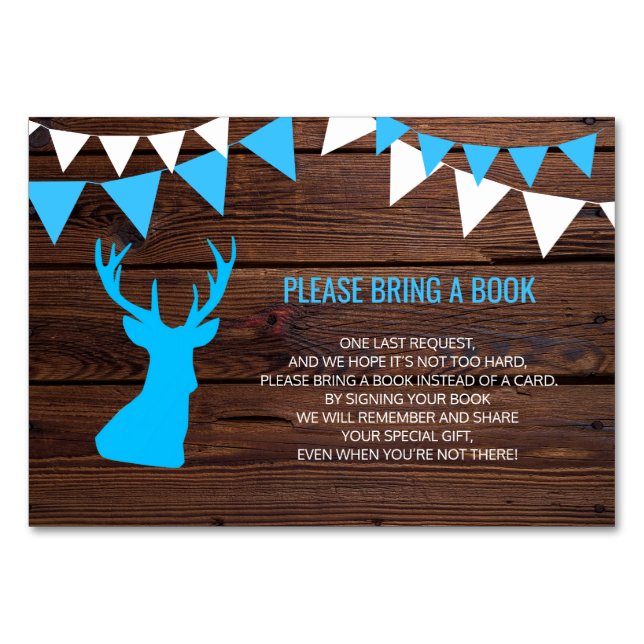 Apportez un livre - Rustic Buck Deer Cartes de Bab (Devant)