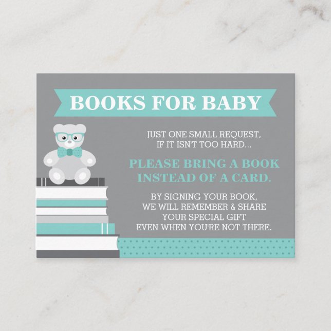 Apportez Une Carte De Livre, Petit Homme, Ours En  (Devant)