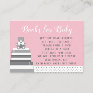 Apportez Une Carte De Livre, Petite Dame, Rose, Gr