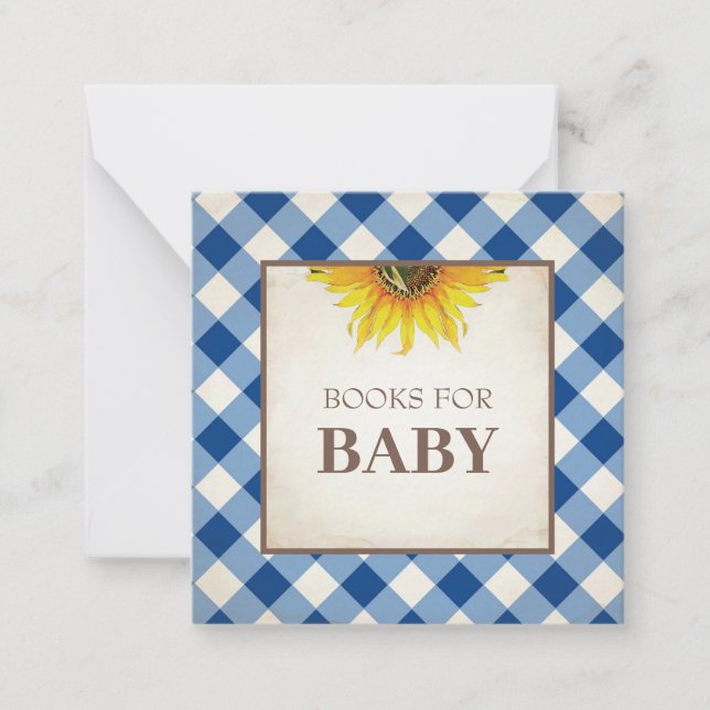 Apportez une carte de note d'insertion de Baby sho (Devant)