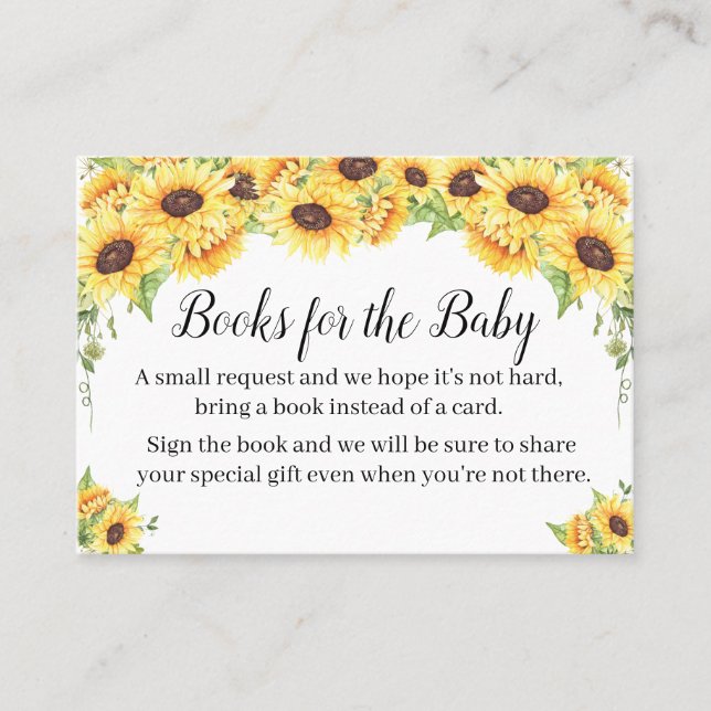 Apportez une carte d'insertion de baby shower de l (Devant)