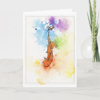 Appréciation des instruments à cordes - Carte vier