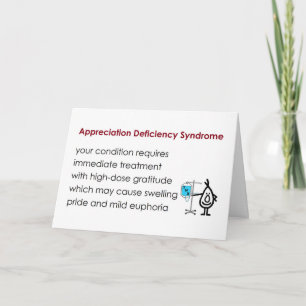 Appréciation syndrome d'insuffisance - drôle merci