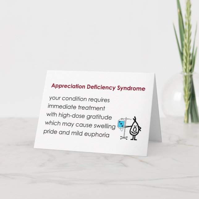 Appréciation syndrome d'insuffisance - drôle merci (Devant)