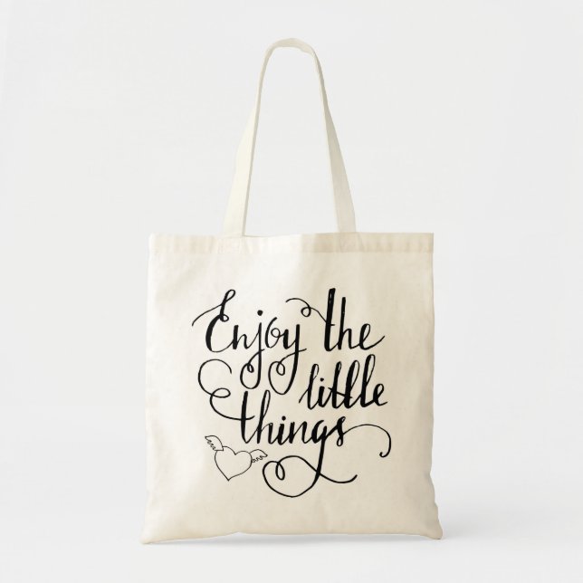 appréciez le petit sac fourre-tout à choses (Devant)
