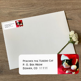 Apprend les Étiquettes de adresse de Noël Tuxedo C