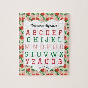 Apprendre l'alphabet allemand & puzzle amusant