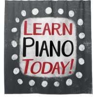 Apprendre Piano Aujourd'hui Douche rideau