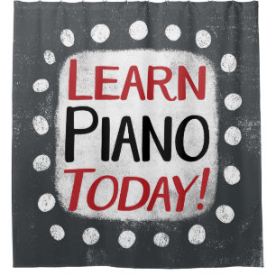 Apprendre Piano Aujourd'hui Douche rideau