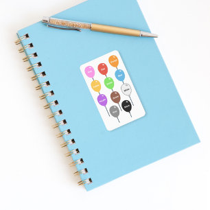 Apprentissage des couleurs avec ballons Sticker