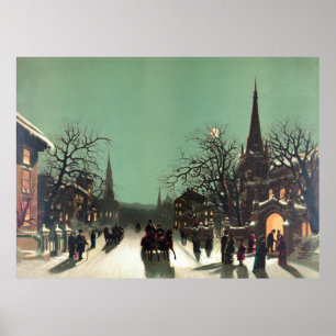 Approach of the New Year Poster