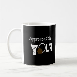 Approachable Wolf Mug by JHT  Kaffeetasse